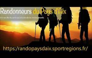 Présentation Site Internet des Randonneurs du Pays d'Aix