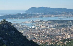 Le Faron à Toulon à partir du fort Saint-Antoine (Gilles reprogrammée 2024-T4)