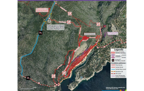 Accès au secteur Port-Miou perturbé