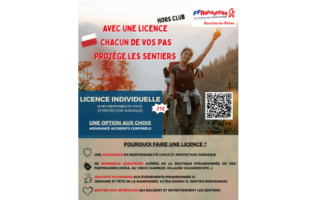 Pourquoi faire une Licence FFRandonnée