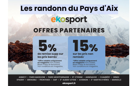 Partenariat Ekosport (Plan de campagne) / Randonneurs du Pays d'Aix